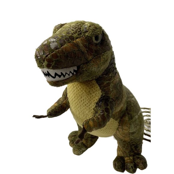 Douglas Cuddle Toy T Rex Dinosaur Plush Stuffed Animal With Working Sound Button - Picture 2 of 12